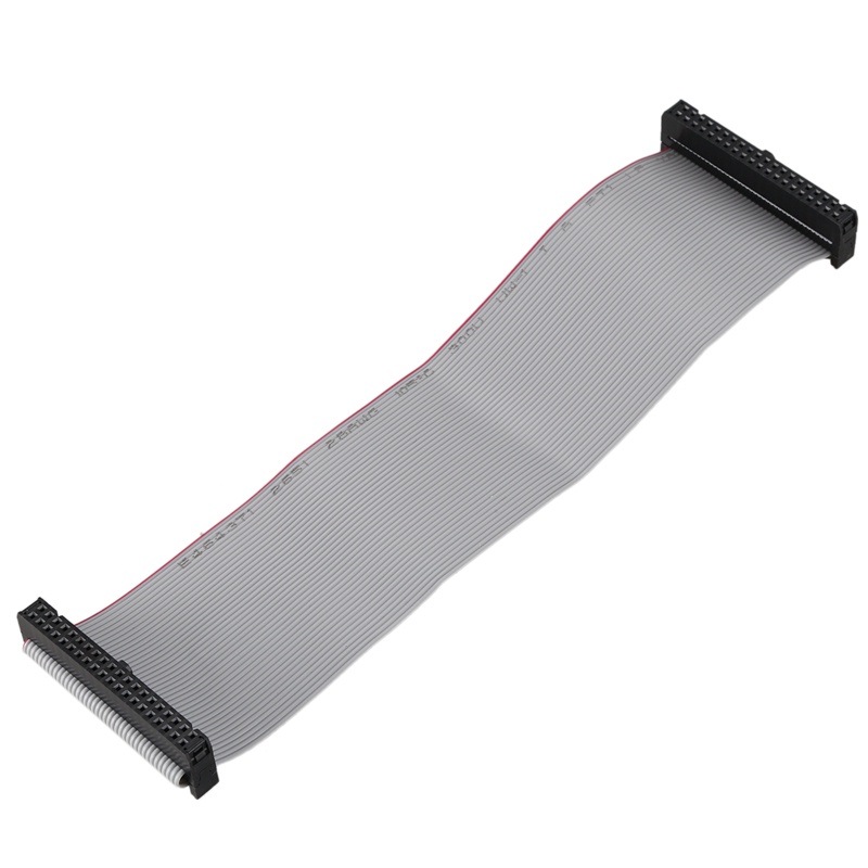 Bộ 2 Dây Cáp Ruy Băng Dẹt 2.54mm 40-Pin Female Sang Female IDE PATA 20cm
