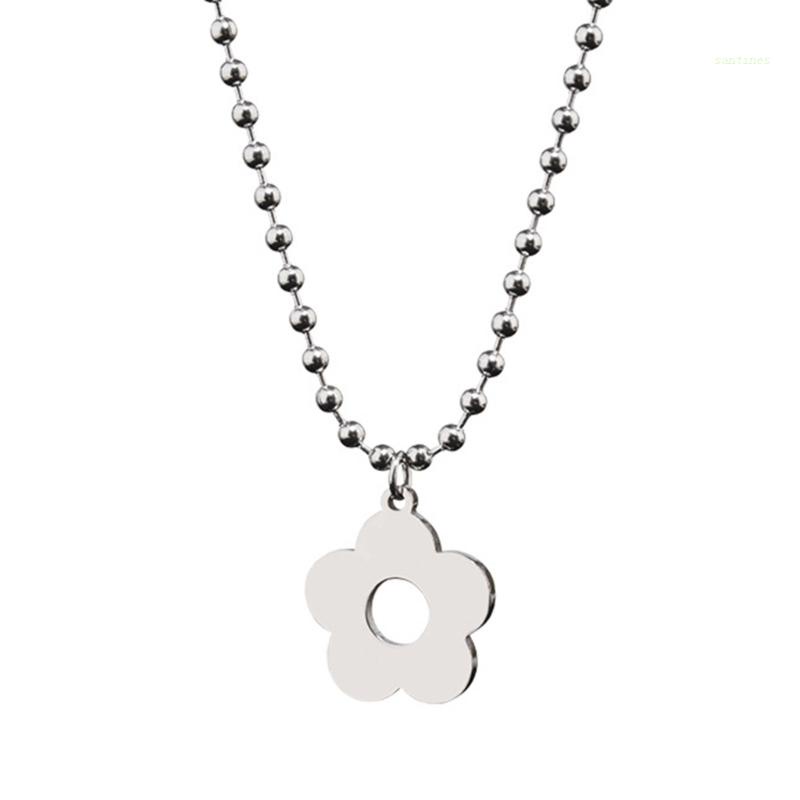 Mặt Dây Chuyền Hình Hoa Nhỏ Phong Cách Hip hop Thời Trang