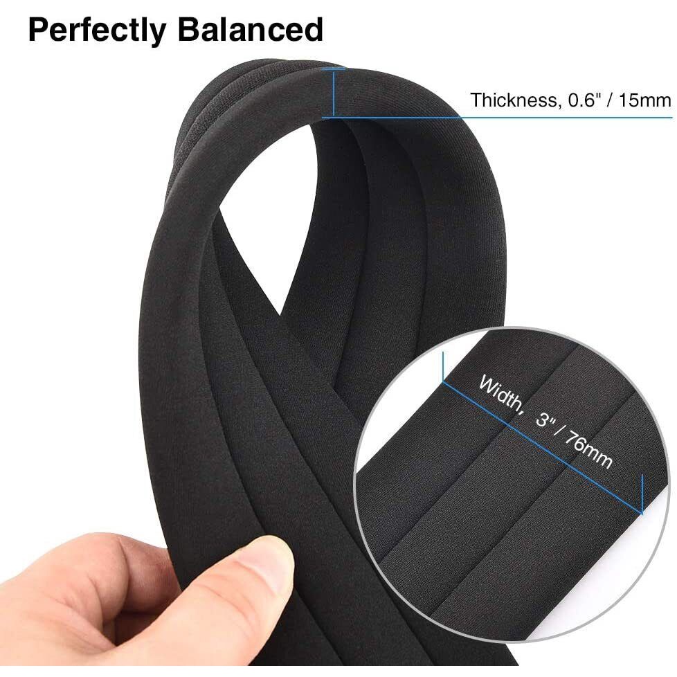 LEKATO Dây Đeo Vai Dày 3 "Với 6 Miếng Xốp Mềm Thoải Mái Cho Đàn Guitar Điện / Bass / Ukulele / Banjo