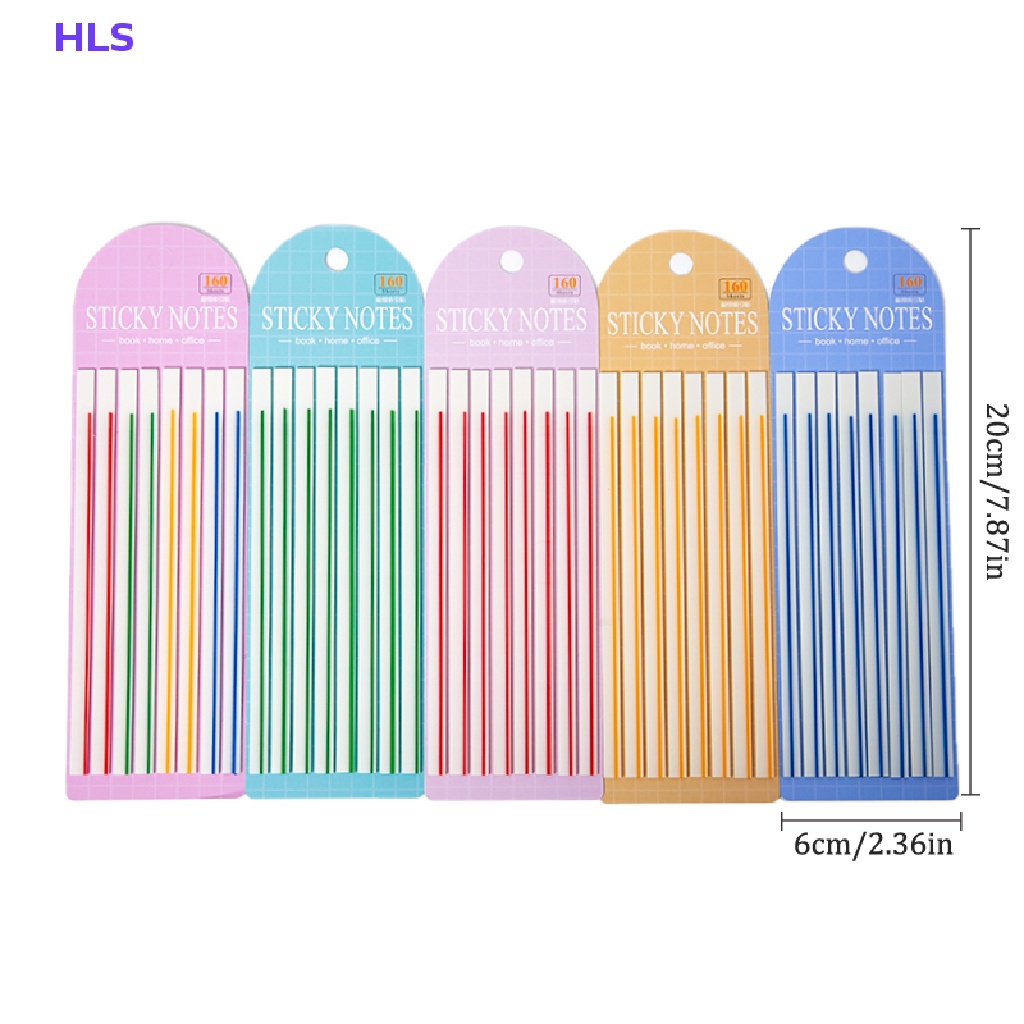 Set 60 Miếng Dán Ghi Chú Màu Macaron Trong Suốt Tiện Dụng