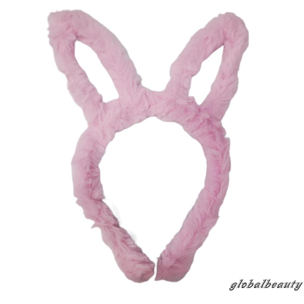 Băng Đô Cài Tóc Hình Tai Thỏ Nhồi Bông Phong Cách Halloween