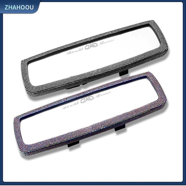 ☃Phụ Kiện Trang Trí Nhà Cửa Kiểu Dáng Dễ Thương Xinh Xắn☃ Gương Chiếu Hậu Xe Hơi Thiết Kế Khóa Cài Đính Đá Pha Lê Lấp Lánh