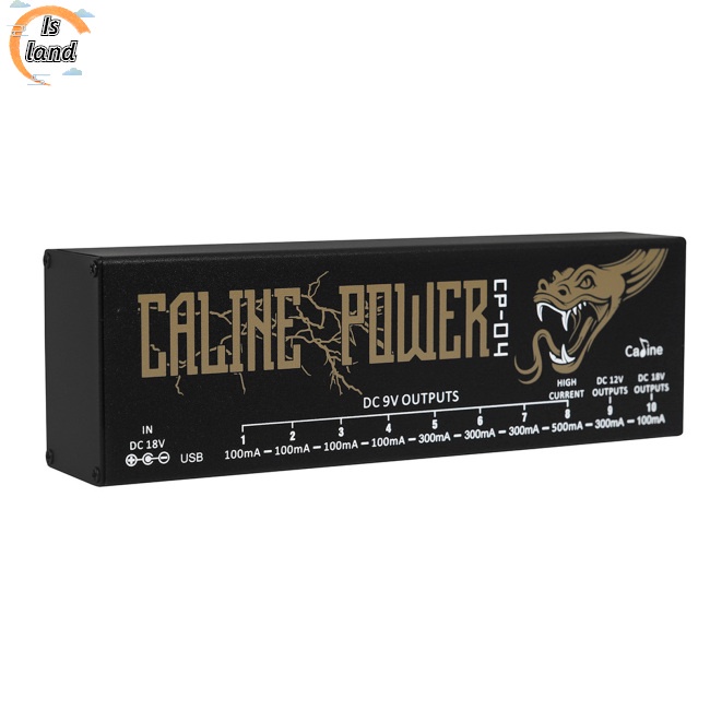 Bộ Nguồn Cp-04 10 Đầu Ra Độc Lập Kèm Phụ Kiện Bảo Vệ Cho Đàn Guitar