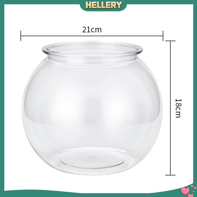 Bể Cá Trong Suốt Hình Tròn Dùng Trang Trí DIY