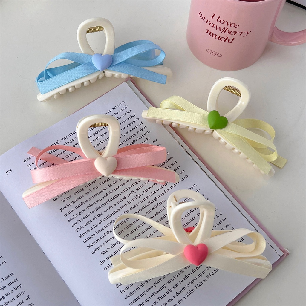 Kẹp Tóc Nơ Bướm Sau Lưng Ngọt Ngào