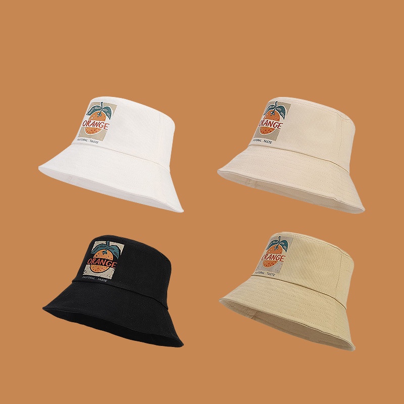 HMH® Nón Tai Bèo Chống Nắng Phong Cách Nhật Bản Hàn Quốc In Hình Cam Cam Thời Trang Mùa Hè Mới Cho Nữ