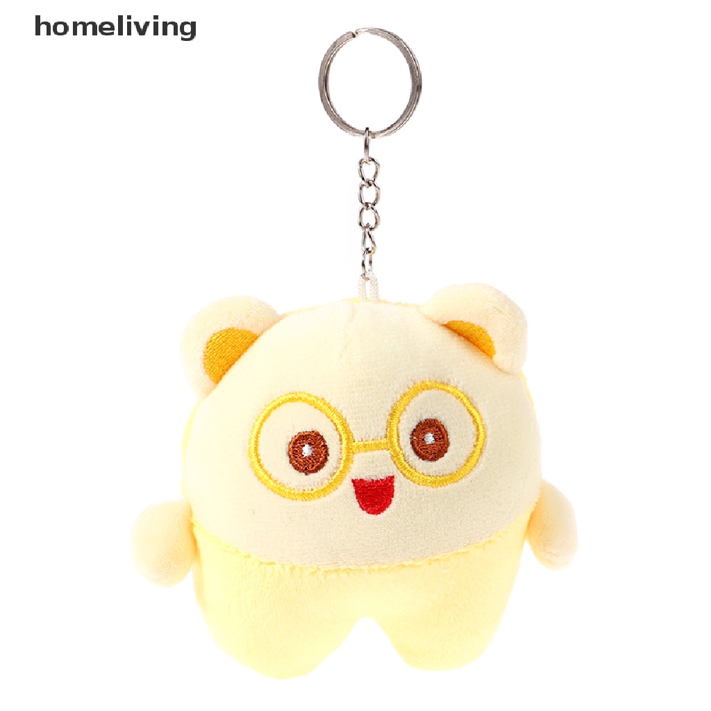 Móc Khóa Hình Gấu Nhồi Bông 10CM Mềm Mại Đáng Yêu