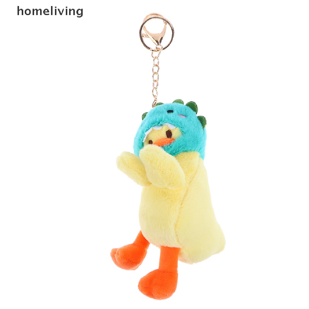 Móc Khóa Hình Vịt Nhồi Bông Sáng Tạo Dễ Thương