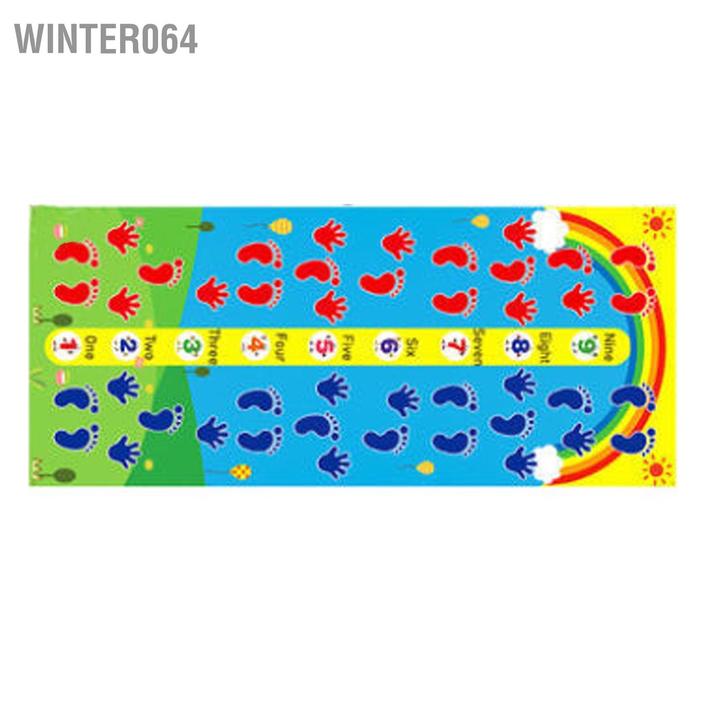 Winter064 Thảm Tập Bò Cho Trẻ Em Trò Chơi Chống Nước Vải Gia Đình