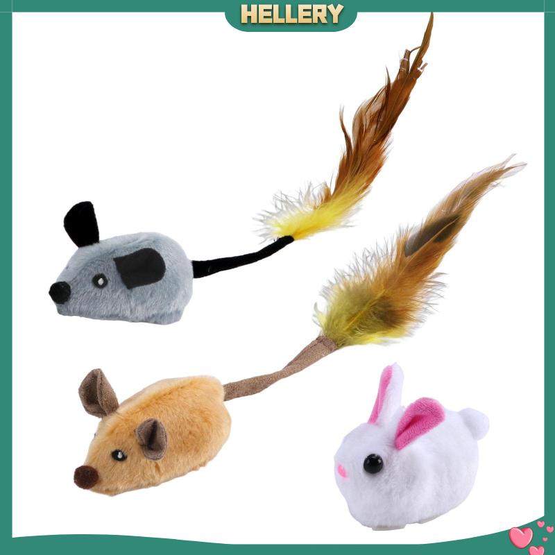 Đồ Chơi Chuột Giả Phát Ra Tiếng Kêu Tương Tác Với Mèo