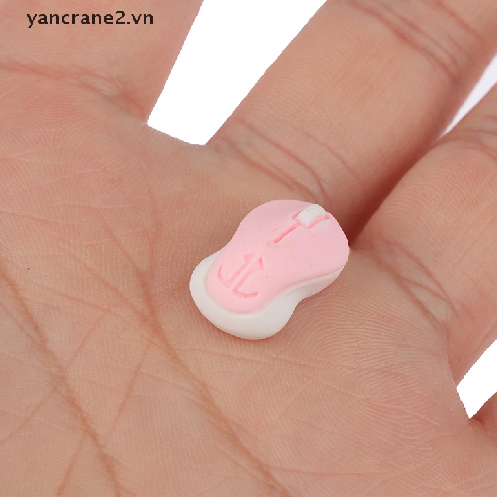 Set 3 Mô Hình TV / Chuột / Bàn Phím Để Bàn Trang Trí Nhà Búp Bê 1: 12 1: 12