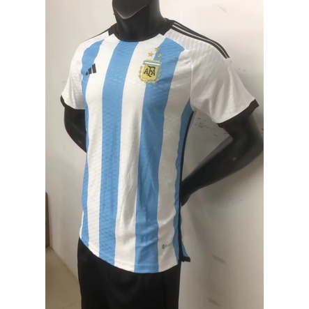 Áo Bóng Đá 3 Sao Đội Tuyển Argentina Mùa Giải 2022 World Cup