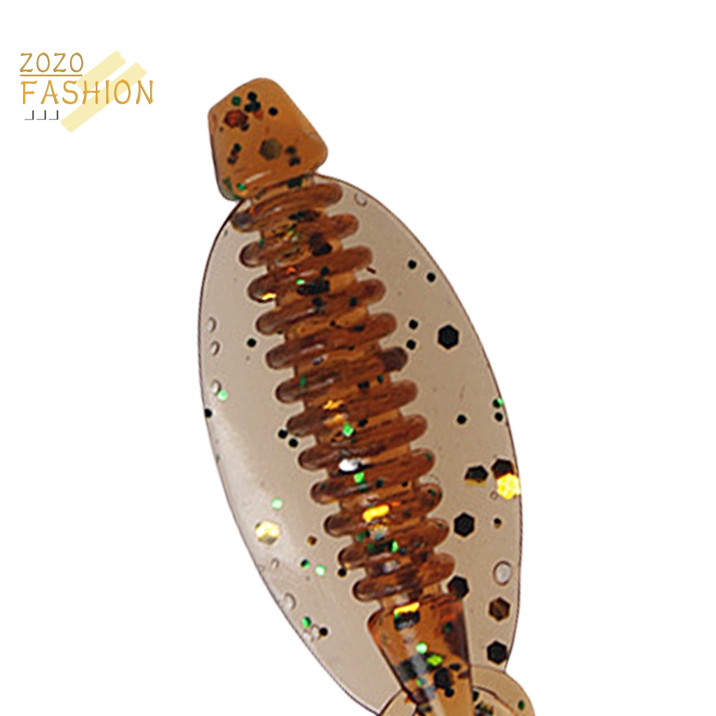 Bộ 10 Mồi Câu Cá Hình Bạch Tuộc Mềm Nhiều Màu Sắc