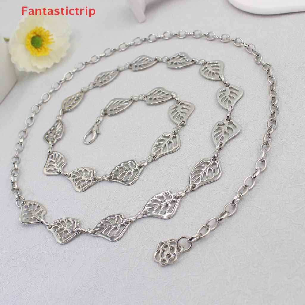 Thắt Lưng Dây Xích Kim Loại Có Thể Điều Chỉnh Độ Dài Thời Trang Cho Nữ