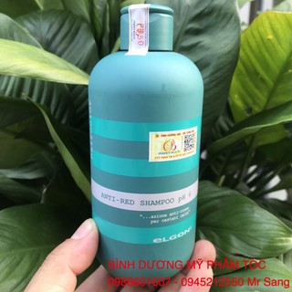 Dầu gội khử sắc đỏ, ánh cam Elgon Colorcare Anti - Red Shampoo 300ml (2026)