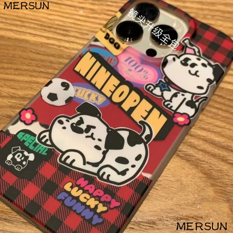 ✅Ốp Điện Thoại Dẻo Họa Tiết Kẻ Sọc / Chú Chó Dễ Thương Cho Iphone 11plus / 12xs / 8 promax / 13 147 xr / Xsmax