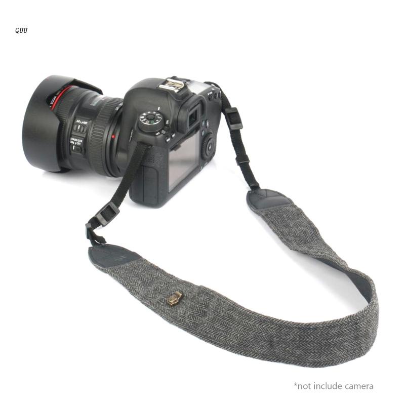 Dây Đeo Bằng Da Cotton Bền Bỉ Dành Cho Máy Ảnh DSLR