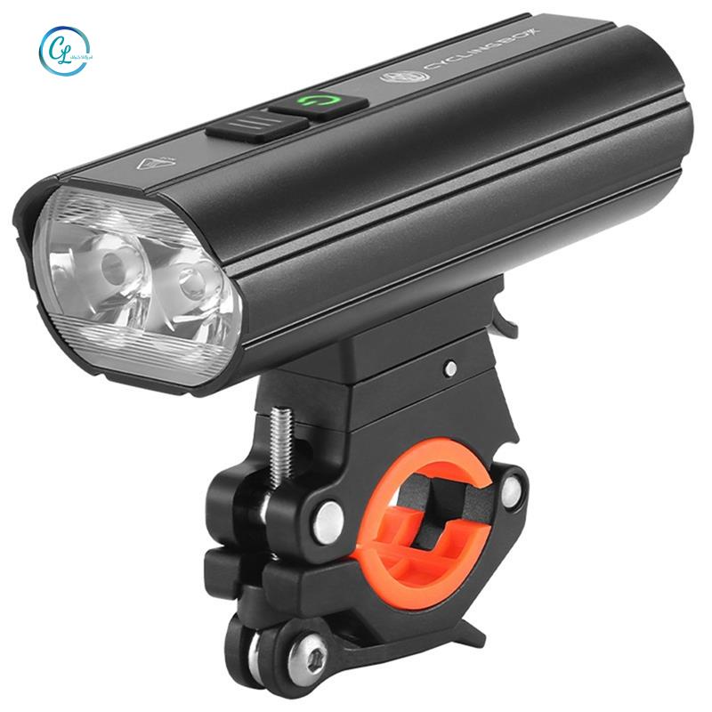 Đèn Pha Tích Hợp Sạc USB Bằng Hợp Kim Nhôm Cho Xe Đạp