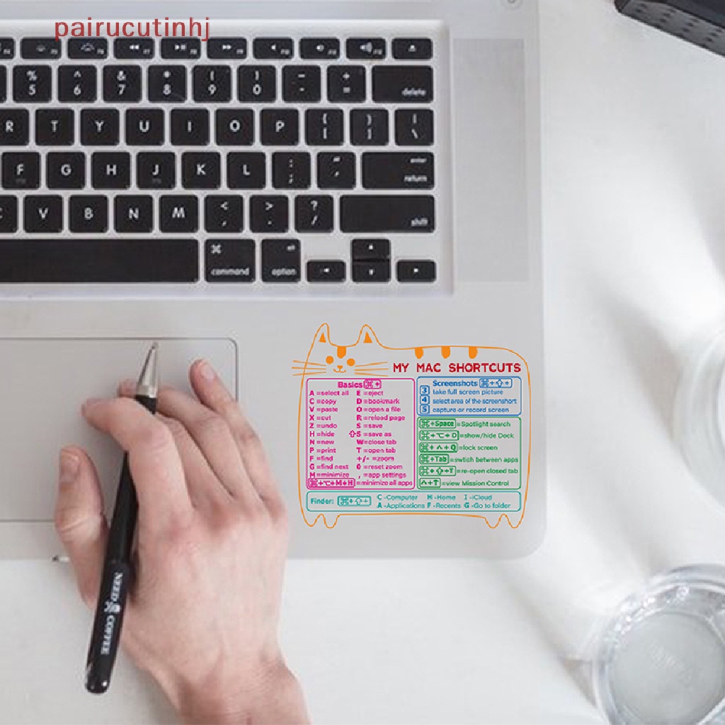 1 Cặp Miếng Dán Bàn Phím Tắt Cho MacOS Laptop
