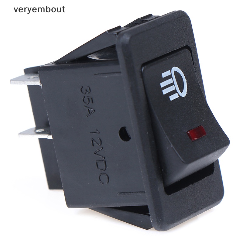 Công Tắc Đèn Sương Mù 4Pin n 12V 35A Chuyên Dụng Cho Xe Hơi