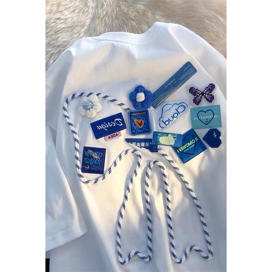 Áo Thun Cổ Tròn Dáng Rộng Phong Cách Thời Trang Đường Phố Cho Nam Giới