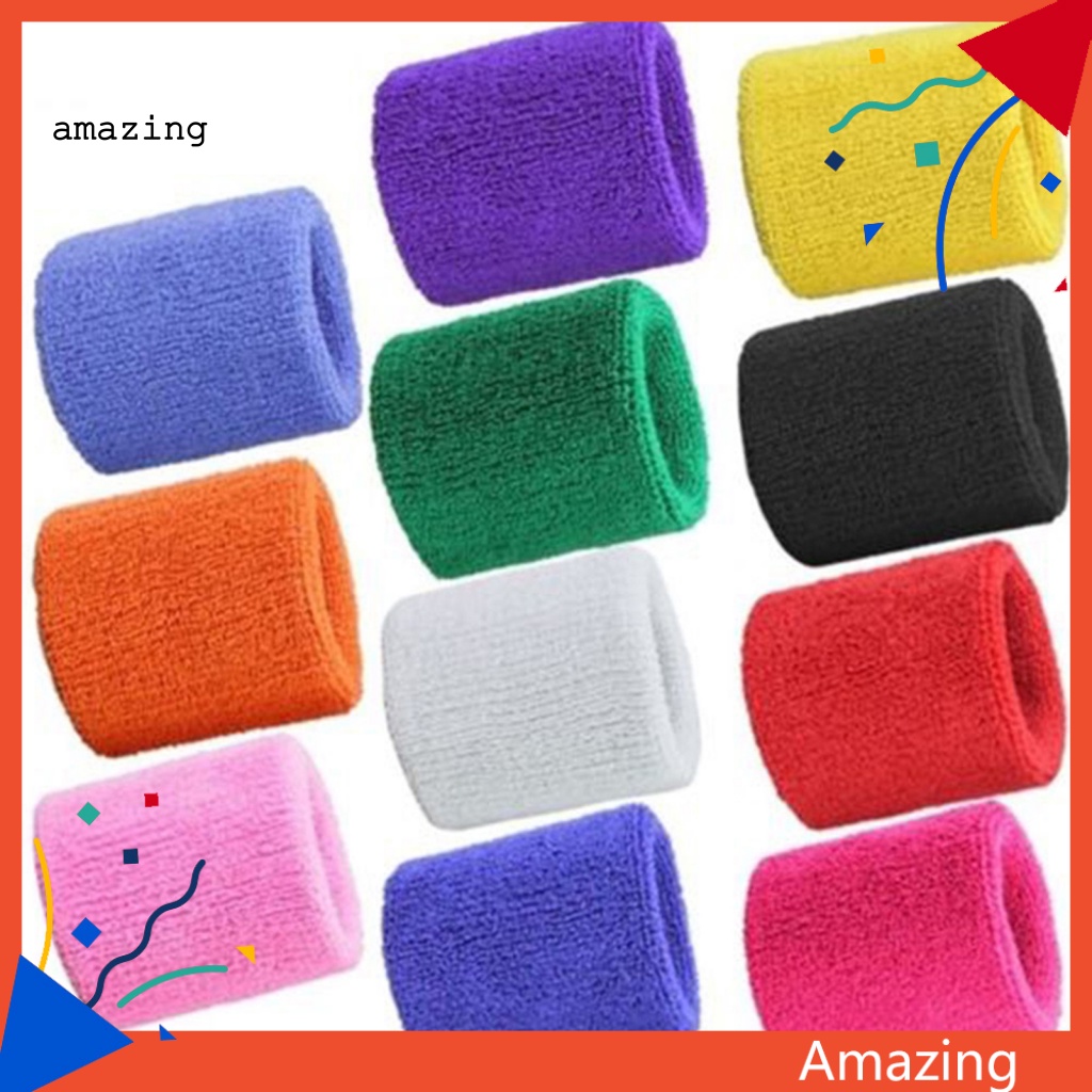 Bộ 2 Băng Quấn Cổ Tay Mềm Mại Thoáng Khí Nhanh Khô Tiện Dụng