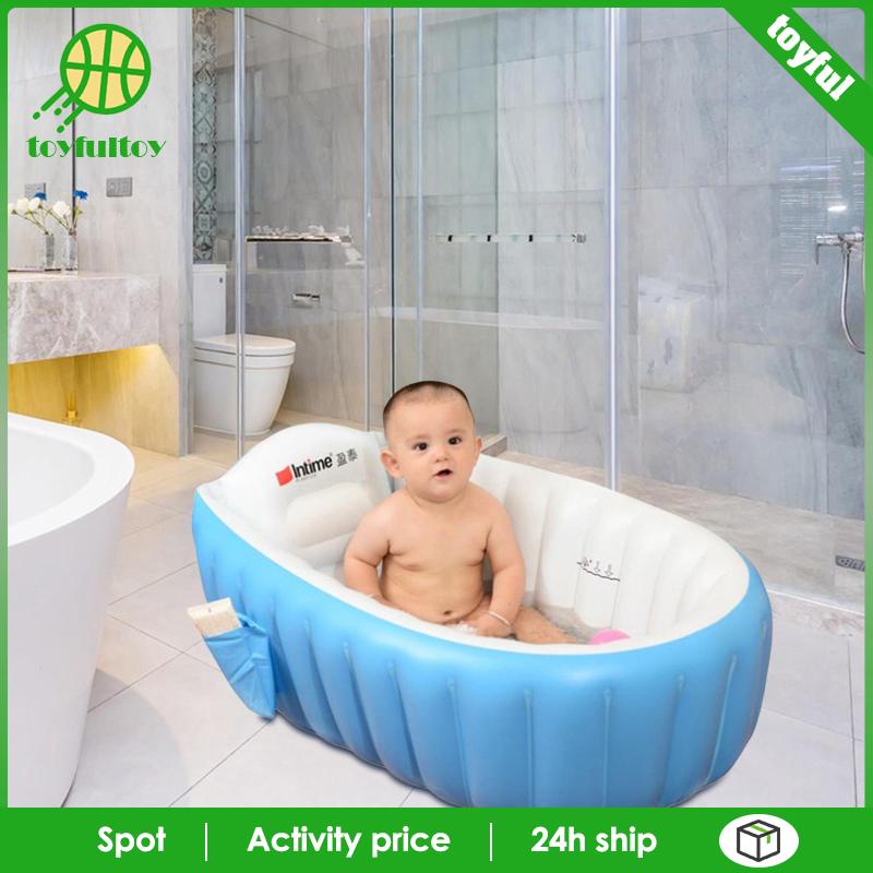 Bể bơi Bơm Hơi Bằng PVC Có Thể Gấp Gọn Cho Bé 1 2 3 Tuổi