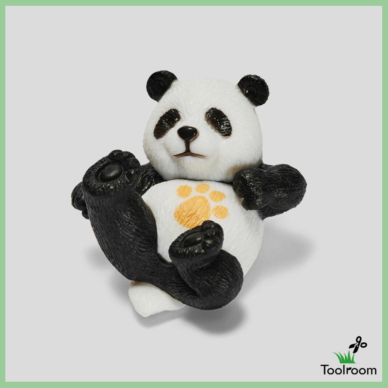 Set 4 Bức Tượng Gấu Trúc Nhỏ Điêu Khắc Trang Trí Nhà Cửa Sân Vườn