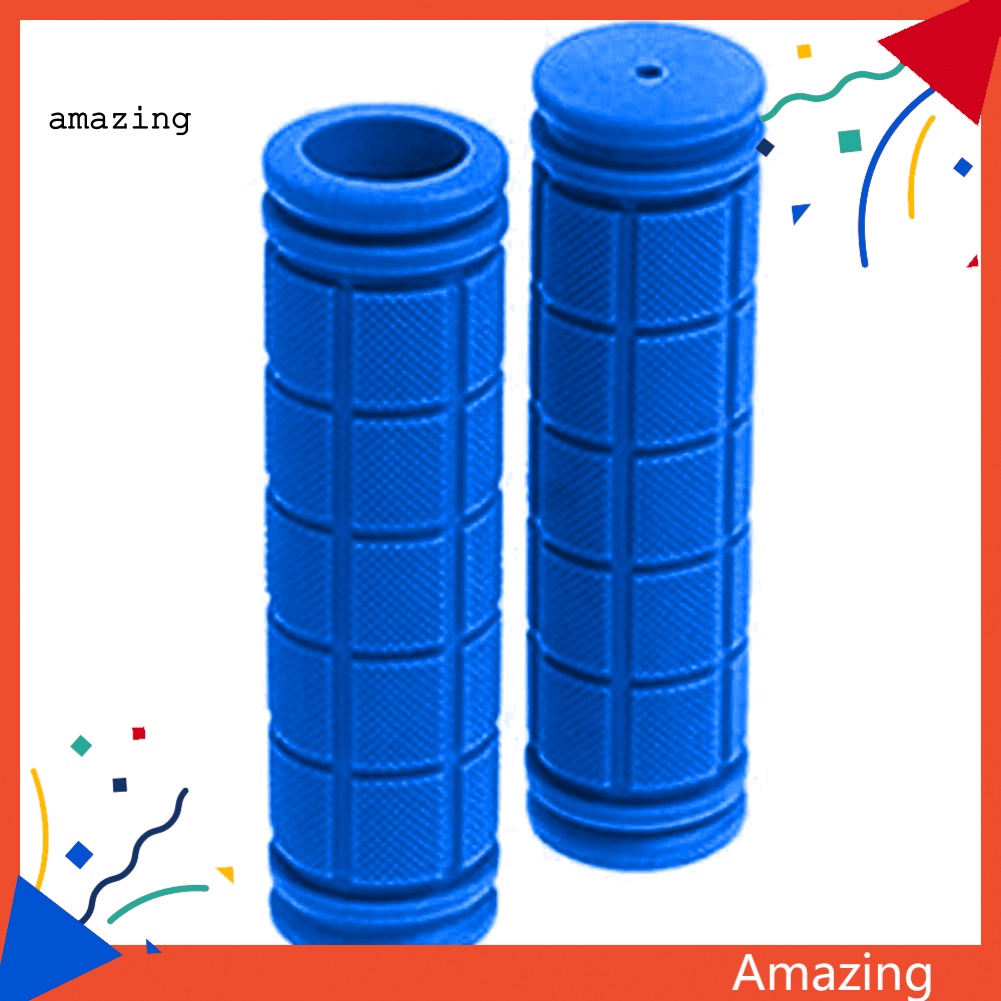 1 Cặp Vỏ Bọc Tay Lái Xe Đạp Leo Núi MTB BMX Bằng Cao Su Mềm Chống Trượt