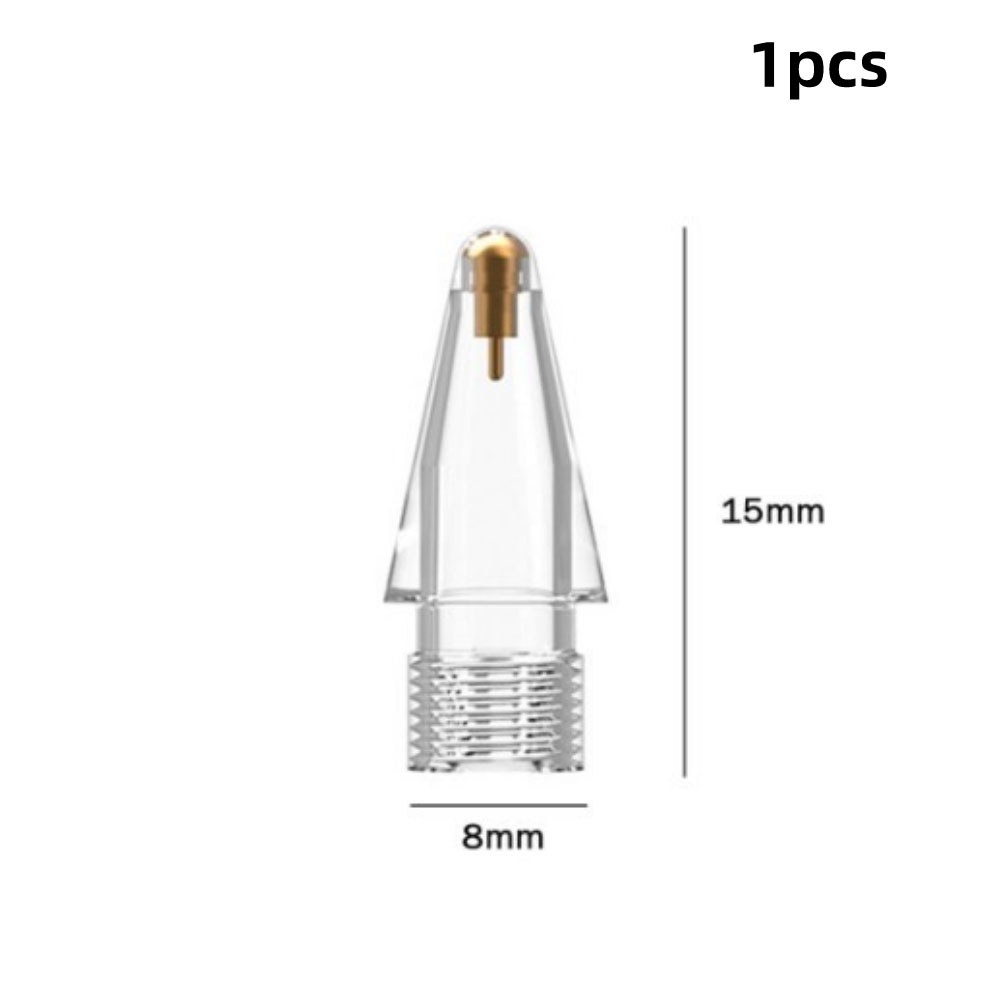 Đầu Bút Cảm Ứng Stylus Apple Pencil 1 / 2 Ipad 002 Bằng ABS Trong Suốt