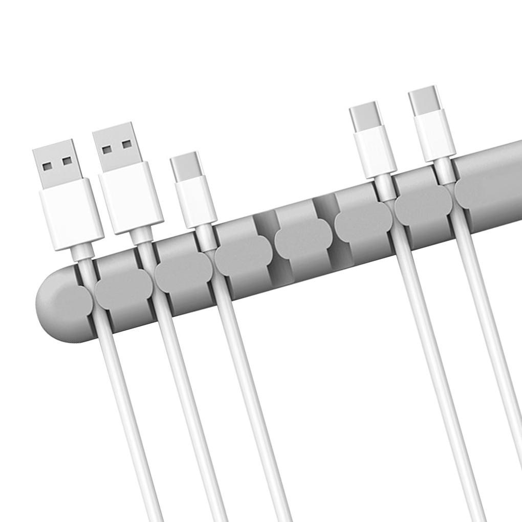 Kẹp Giữ Dây Cáp / Tai Nghe Đa Năng Bằng Silicon