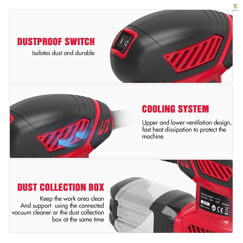 Set 20 Giấy Nhám 14000RPM Chuyên Dụng Cho Máy Hút Bụi DIY