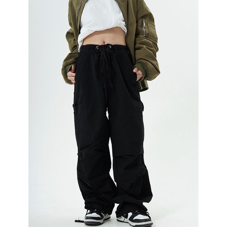 Quần Dài Dáng Rộng Phong Cách Hip Hop Đường Phố Mỹ Cá Tính Cho Nam Và Nữ