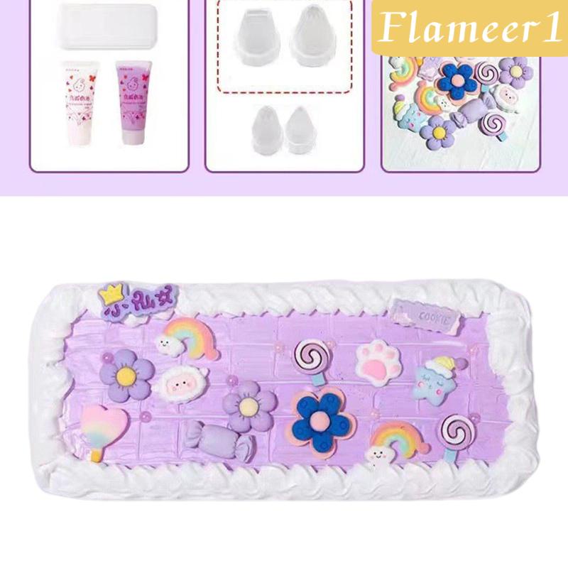 [Flameameer1] Hộp Đựng Bút Chì DIY Dễ Thương Bền Bỉ Dành Cho Trẻ Em