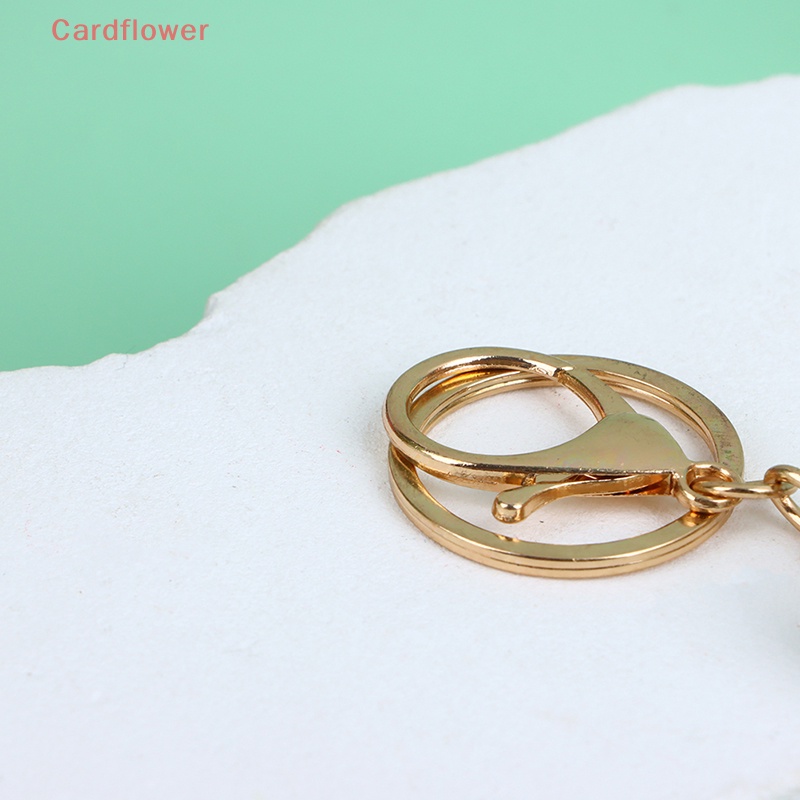 < Cardflower > Móc Khóa Cục Bông Mềm Mại Thiết Kế Hình Thỏ Dễ Thương Cho Nữ