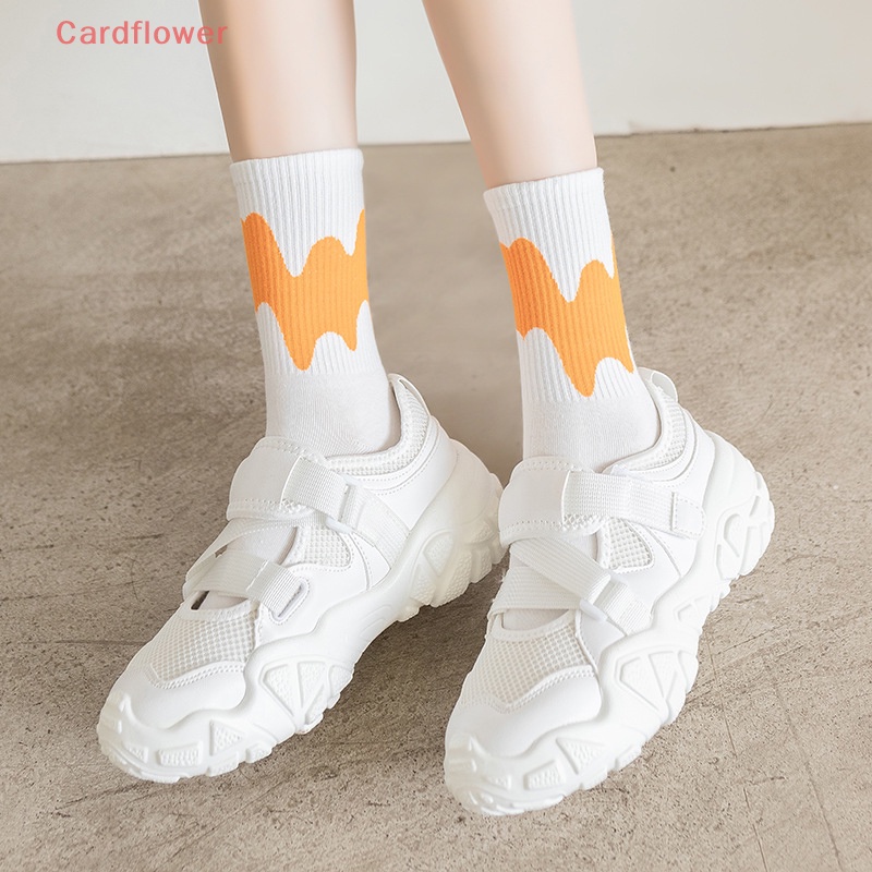 1 Cặp Vớ Cotton Giữ Ấm Màu Kẹo Ngọt Thời Trang Thu Đông Dành Cho Nữ