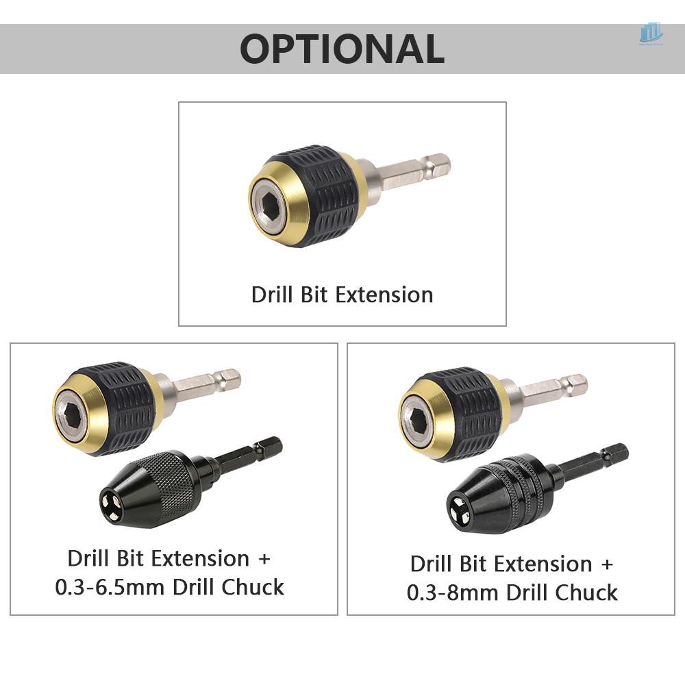 Đầu Nối Mũi Khoan Lục Giác 1 / 4 Inch Tháo Lắp Nhanh Tiện Dụng