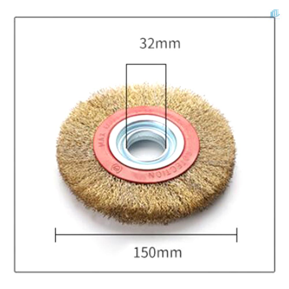 Bàn Chải Đánh Bóng Bằng Thép Không Gỉ 6 Inch Cho Xe Hơi (s2mwvn)