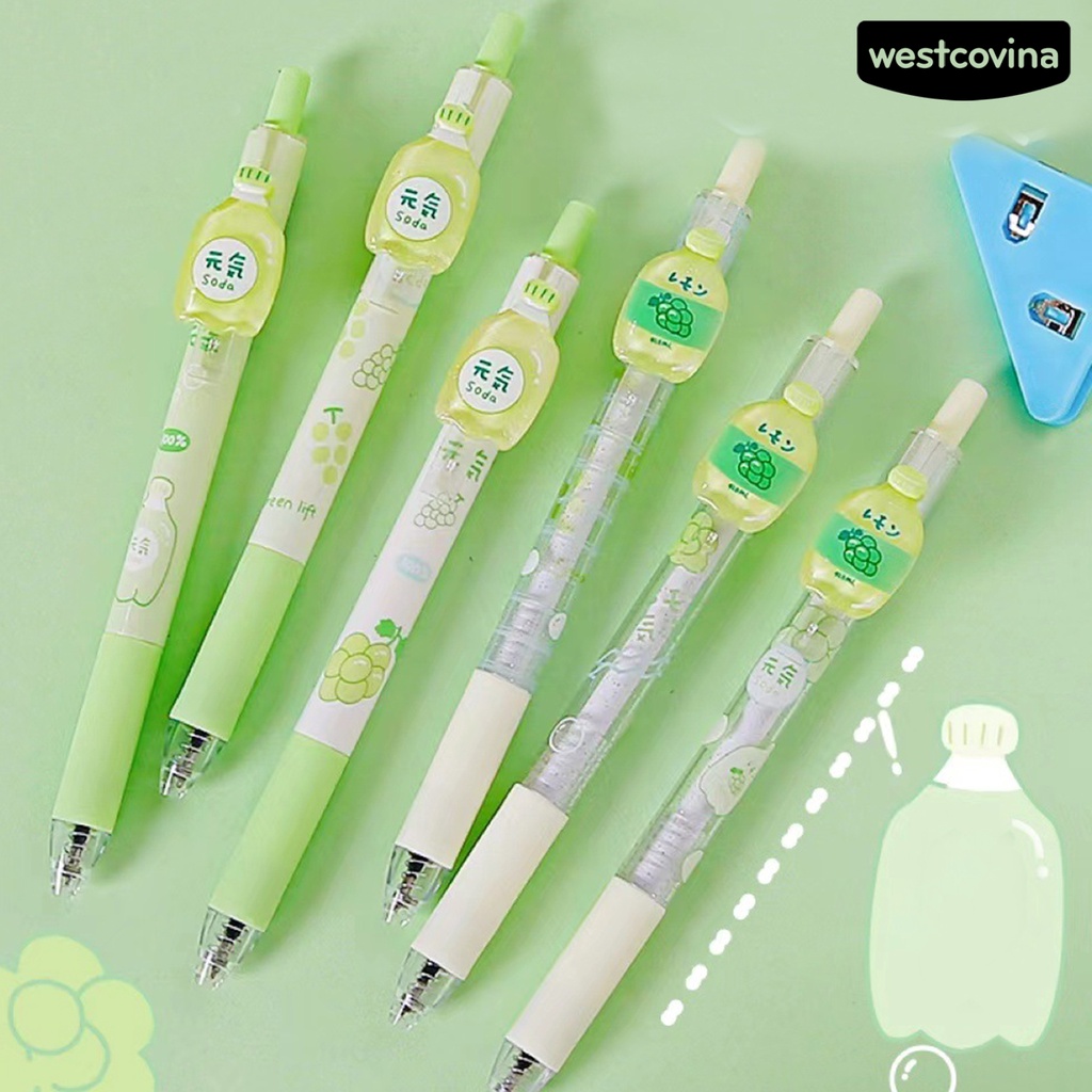[COD]♪Bút Bi Mực Đen Ngòi 0.5mm Xinh Xắn