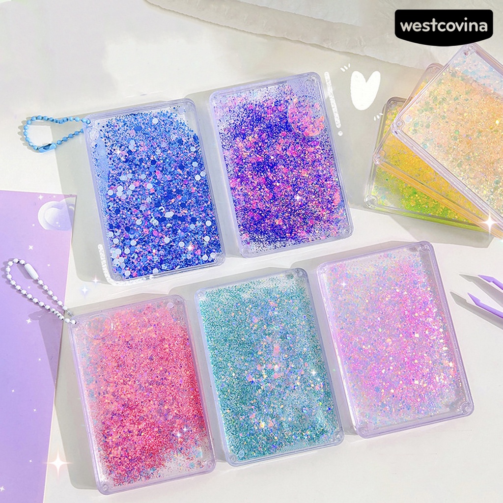 ♪Thẻ Goo Cỡ Nhỏ Dày Dặn Thiết Kế Cát Chảy Nhiều Màu Tùy Chọn DIY