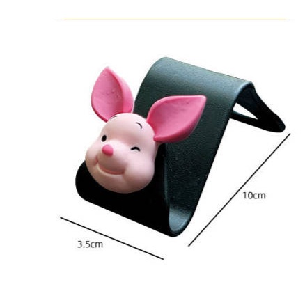 Car Seat Back Invisible Hook Cute Cartoon Car Hidden Rear Load-Bearing Hook Car Interior Decoration nGmk