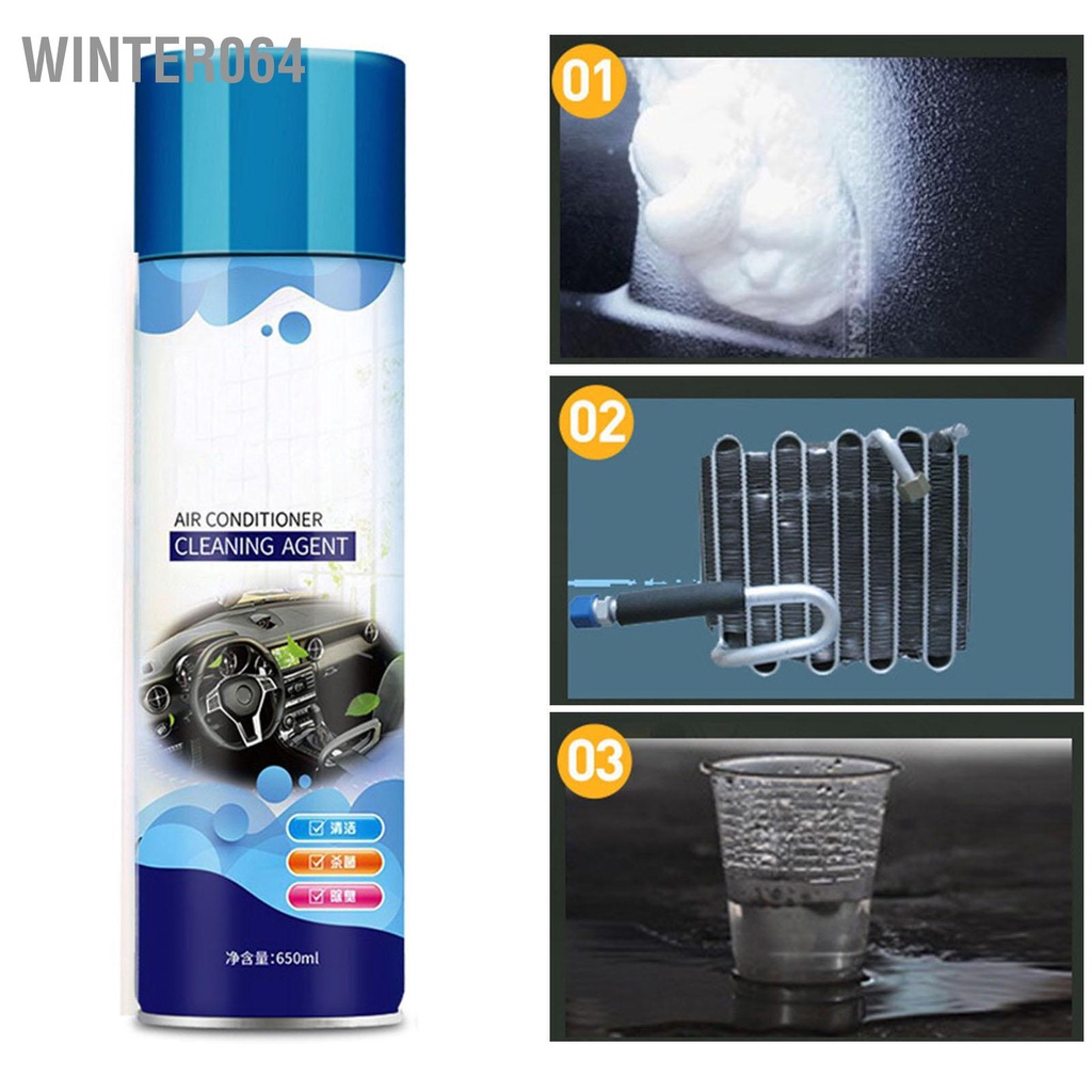 Winter064 Chất Làm Sạch Điều Hòa Không Khí Đa Năng Chống Vết Bẩn Nội Thất Xe Hơi Bọt Loại Bỏ Mùi Hôi