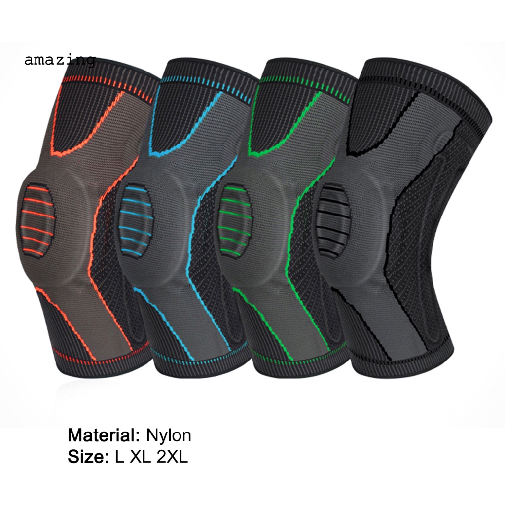 1 Ống Tay Áo Nén Co Giãn Hỗ Trợ Đầu Gối Giảm Căng Thẳng Khi Chơi Thể Thao