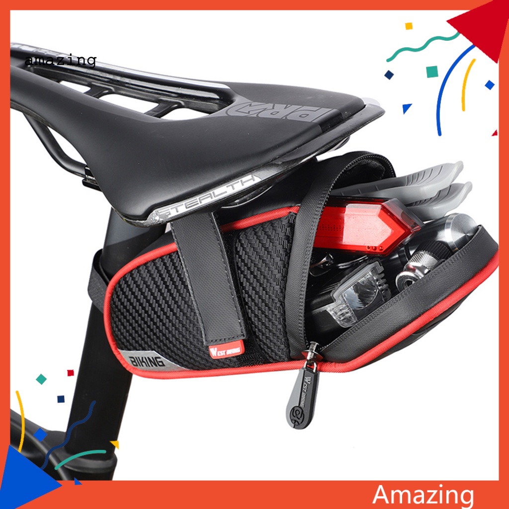 Túi Giả Da Đựng Đồ Gắn Yên Xe Đạp Nhỏ Gọn Dễ Lắp Đặt