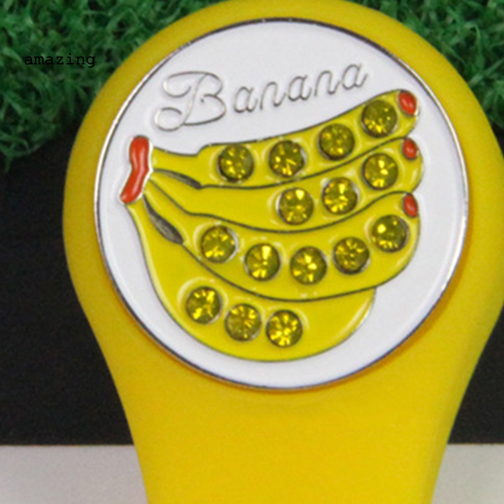 Kẹp Đánh Dấu Bóng Golf Từ Tính Mềm Mại Họa Tiết Trái Cây