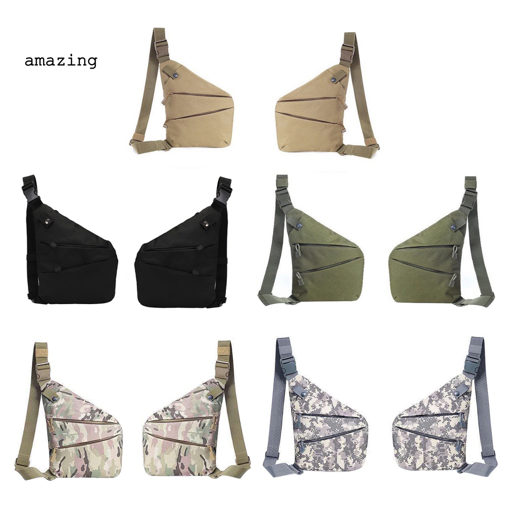 Túi Đeo Vai Thể Thao Có Túi Trước In Họa Tiết Rằn Ri