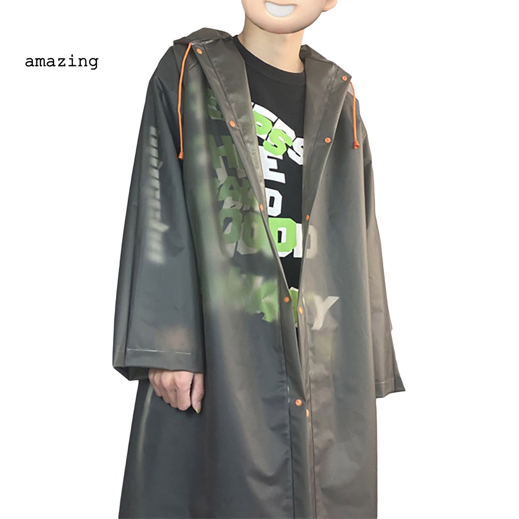 Áo Mưa Dáng Dài Bằng EVA Chống Thấm Nước Tùy Chỉnh Kèm Dây Đeo Tùy Chỉnh Tiện Dụng Mang Theo Cắm