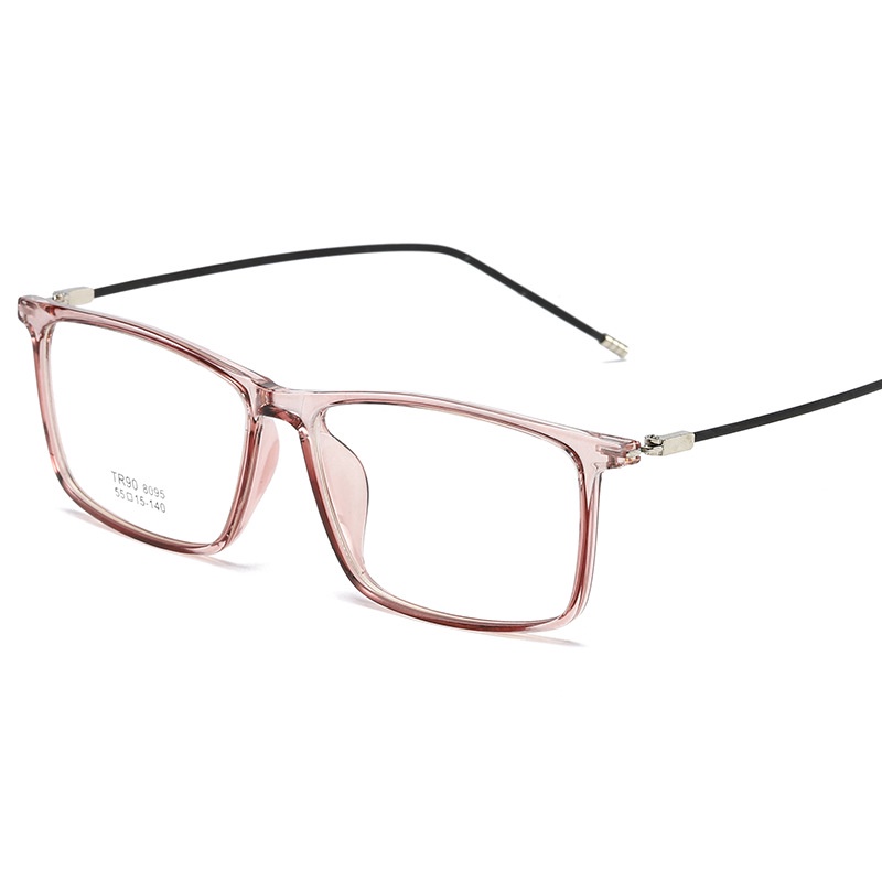 【-0°~-500°Mắt Kính Gọng Vuông Chống Ánh Sáng Xanh Thời Trang Đơn Giản Cho Nam Và Nữ