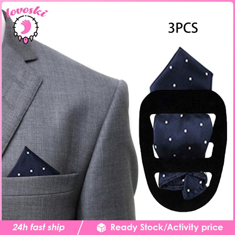 Set 3 Giá Đỡ Khăn Quàng Cổ Hình Vuông Tiện Dụng