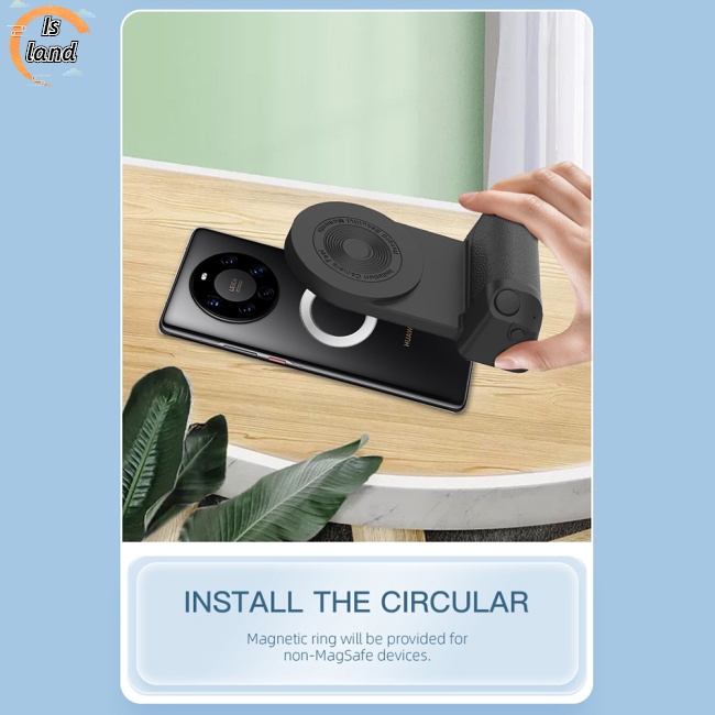 Giá Đỡ Điện Thoại Từ Tính Có Thể Sạc Lại Bluetooth Không Dây Cho Máy Ảnh